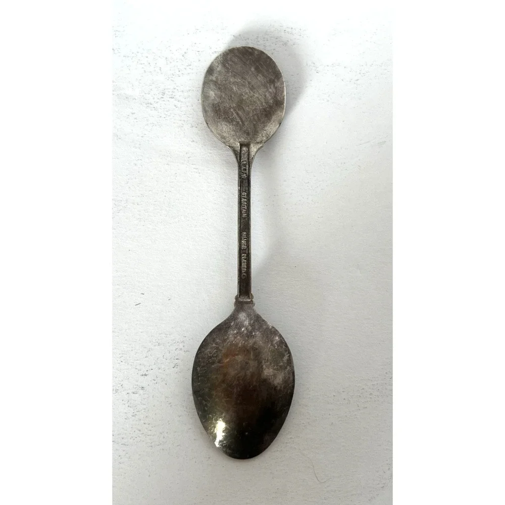 Vintage Alaska Decorative‎ Collector Spoon Silver Plated